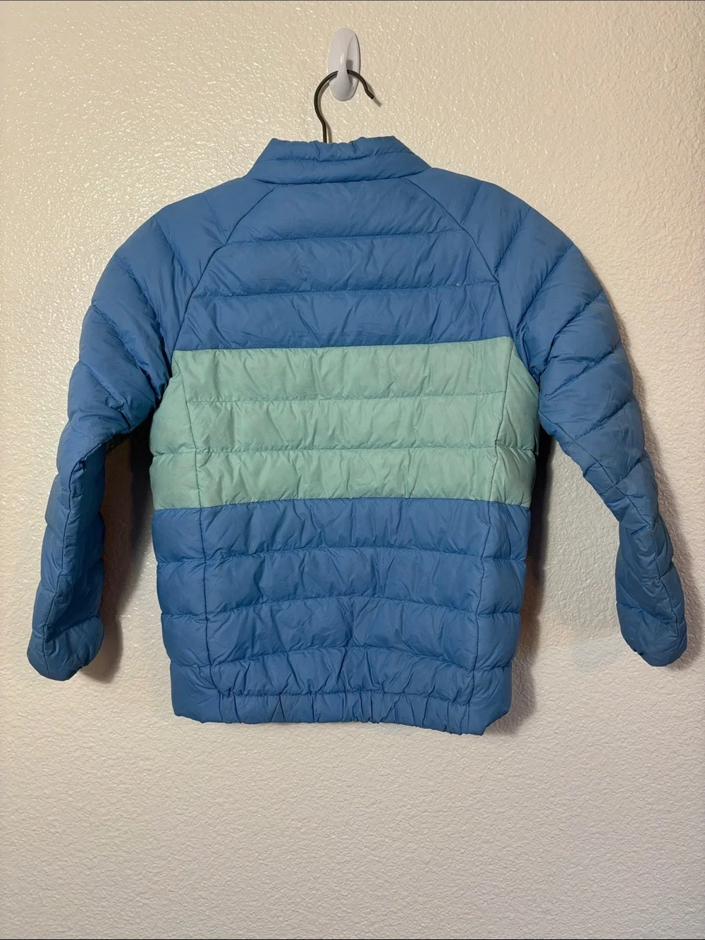 Patagonia Baby Down Sweater Full Zip Size 5T Blue Gorpcore outdoors camping